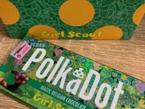 Polkadot Girl Scout Chocolate Bar